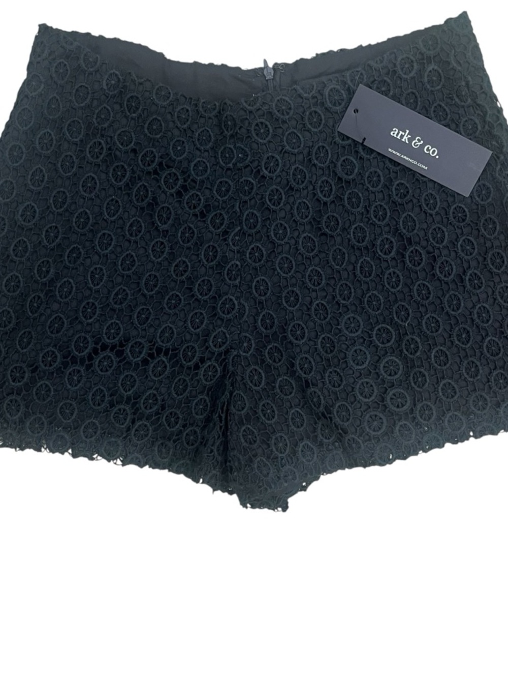 Ark & Co Women’s Black Crochet Lace Shorts